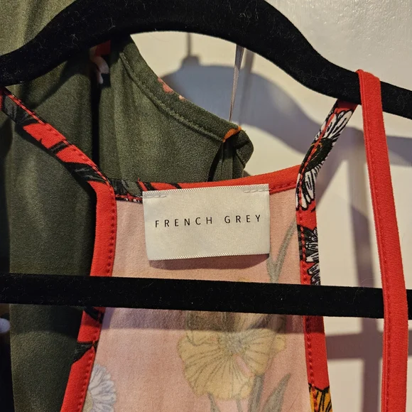 French Grey Floral Sundresses Set Of 3 - Picture 6 of 7